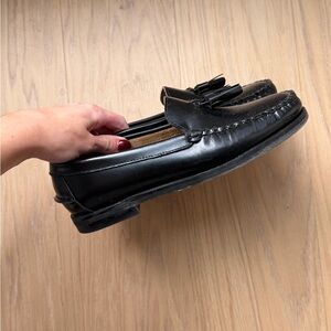 Sebago Classic Black Leather Loafers